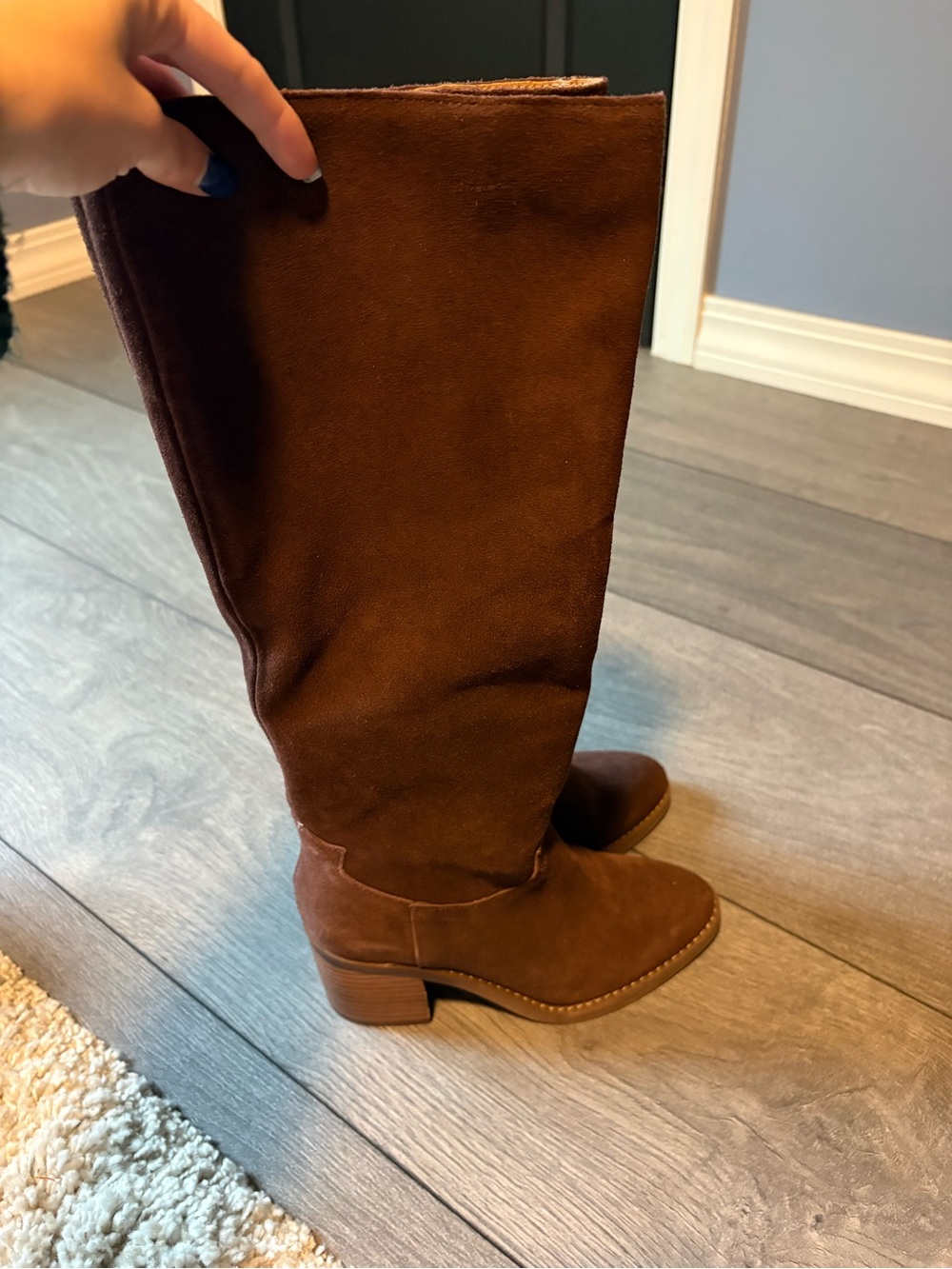 Crown Vintage Tall Brown Suede Women's Boot